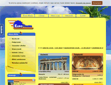 Tablet Screenshot of eurotours.pl